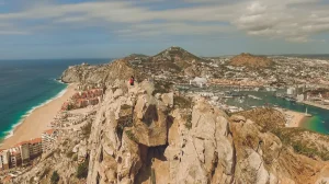 Cabo San Lucas and the marine from Mt. solmar