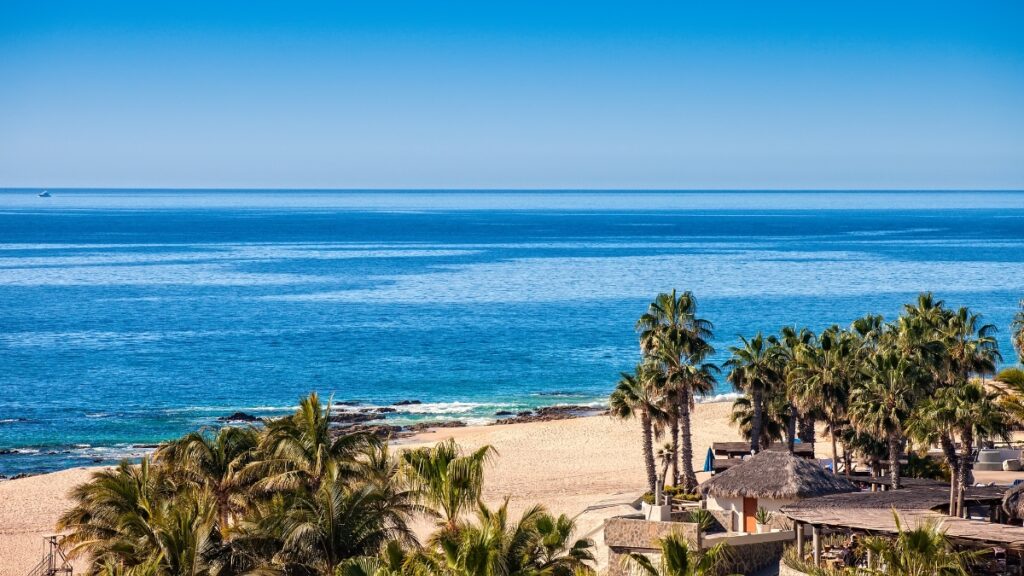 Cabo San Lucas warm clear weather in March